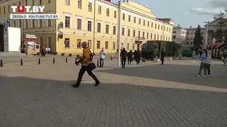 Kobiety protestowały w sobotę w Mińsku
