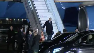 Joe Biden wylądował w Warszawie