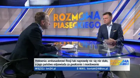 Hołownia o Glapińskim: Patologiczny szkodnik