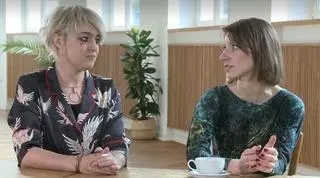 Małgorzata Halber i Olga Drenda w "Xięgarni"