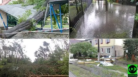 Nawałnice uderzyły z ogromną siłą. Relacje z Waszych miejscowości 