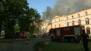 Pożar szkoły w Lublińcu