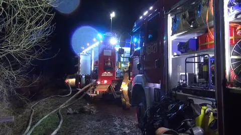 Mątowskie Pastwiska - pożar w domu opieki