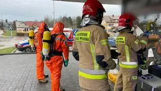 Ktoś rozlał drażniącą substancję w salonie masażu w Kielcach