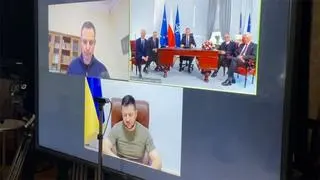 Andrzej Duda po rozmowie z Joe Bidenem połączył się z Wołodymyrem Zełenskim