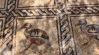 Bizantyjska mozaika odnaleziona w Strefie Gazy