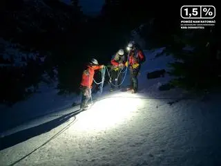 Akcja ratunkowa na Śnieżce karkonoskich goprowców