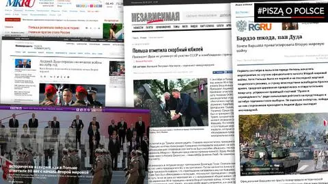 Media w Rosji o obchodach rocznicy wybuchu II wojny światowej