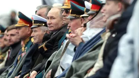 Władimir Putin na defiladzie