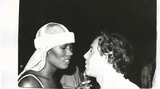 Grace Jones i Steve Rubell, 1980