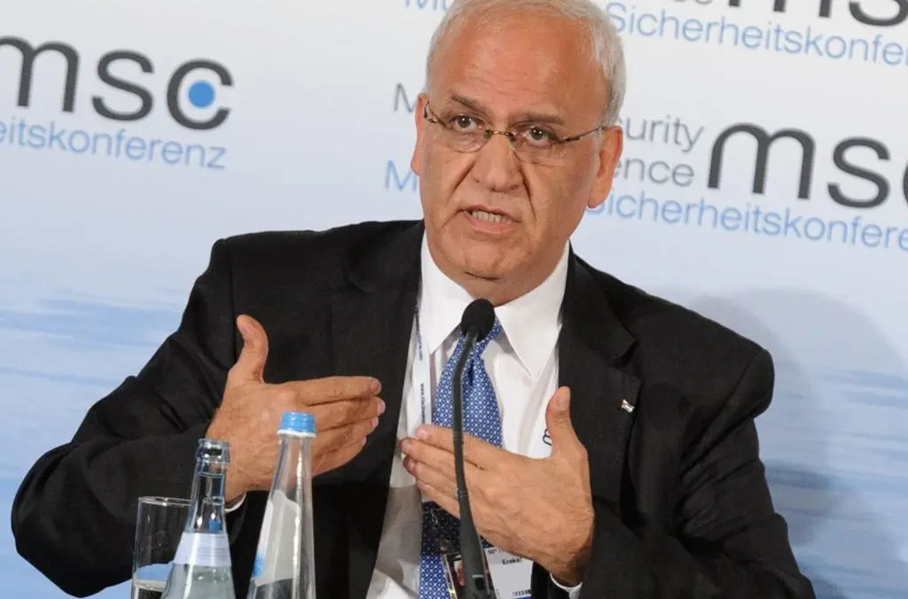 Główny negocjator Palestyńczyków Saib Erekat 