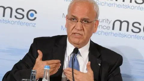 Główny negocjator Palestyńczyków Saib Erekat 