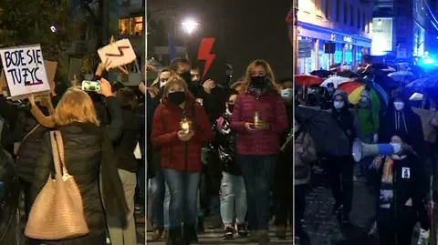 Milczący marsz, kwiaty, znicze. Kolejny dzień protestów, tym razem w symbolice Wszystkich Świętych