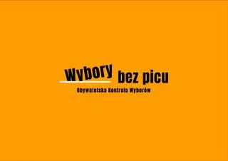 Kampania "Wybory bez picu"