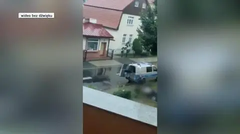 Nagranie z policyjnej interwencji w Lubinie