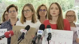 Konferencja prasowa posłanek Lewicy