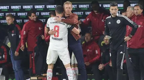 Trener Bayernu o spekulacjach dotyczących odejścia "Lewego". "Wszystko zależy od tego, jak zareaguje gracz"