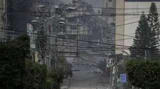 Strefa Gazy po bombardowaniu