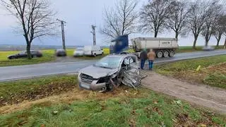 Tragiczny wypadek, nie żyje 66-letni kierowca ciężarówki