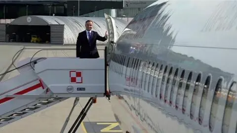 Prezydent Andrzej Duda poleciał Piłsudskim