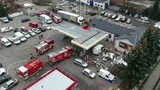 Do wybuchu doszło na stacji benzynowej w Zgorzelcu