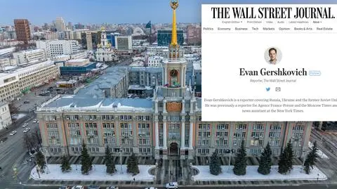 Amerykański dziennikarz aresztowany w Rosji. Biały Dom: to absolutnie nie do przyjęcia