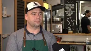 Pan Szymon prowadzi w Gdańsku restaurację