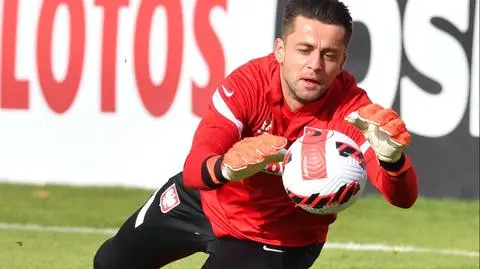 Fabiański trenował z zespołem. "Było trochę żartów i widać, że ma trochę tremy"