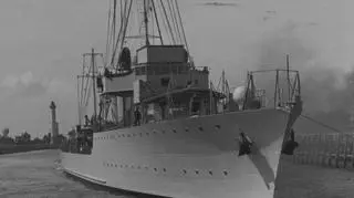 Niszczyciel ORP "Wicher" w 1929 r