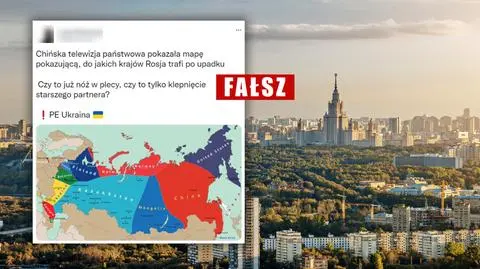 Ta mapa pokazuje, "do jakich krajów Rosja trafi po upadku"? Nie, przedstawia co innego