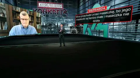 Dr Grzesiowski: maska jest jak parasol - chroni nas przed wirusem