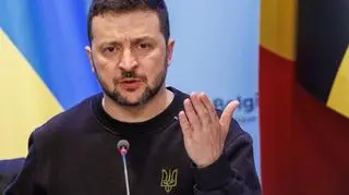 Wołodymyr Zełenski przebywa z wizytą w Belgii 
