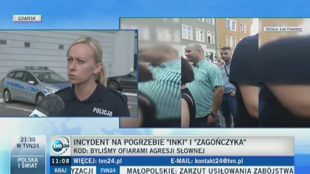 Policja interweniowała ws. incydentu na pogrzebie