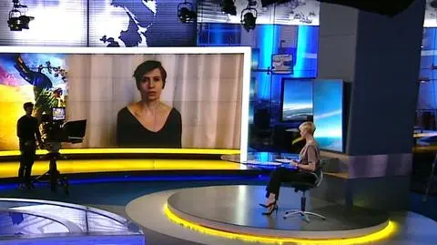 Reportażystka i felietonistka magazynu "Vogue" Justyna Kopińska przebywa w Kijowie