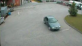 Kamery zarejestrowały samochód sprawcy