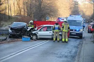 Wypadek w Płazie niedaleko Chrzanowa