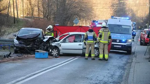 Wypadek w Płazie niedaleko Chrzanowa