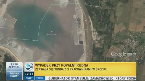 Wypadek na terenie zbiornika należącego do KGHM