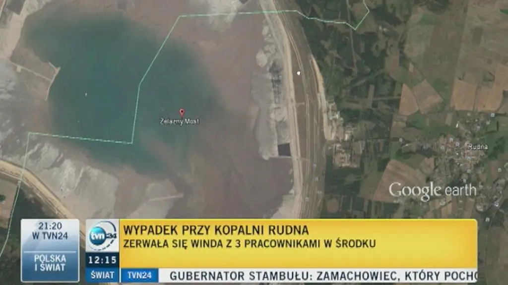 Wypadek na terenie zbiornika należącego do KGHM