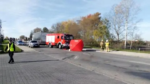 Śmiertelny wypadek na Podkarpaciu. Nie żyje rowerzysta potrącony przez ciężarówkę