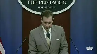 Konferencja rzecznika Pentagonu Johna Kirby'ego