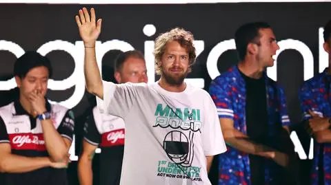Wymowny protest Vettela w Miami. "Pierwsze Grand Prix pod wodą"