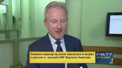 Ponownie ruszył proces w sprawie pobicia byłego wiceszefa KNF