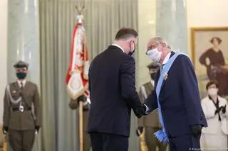Profesor Wojciech Roszkowski odznaczony Orderem Orła Białego