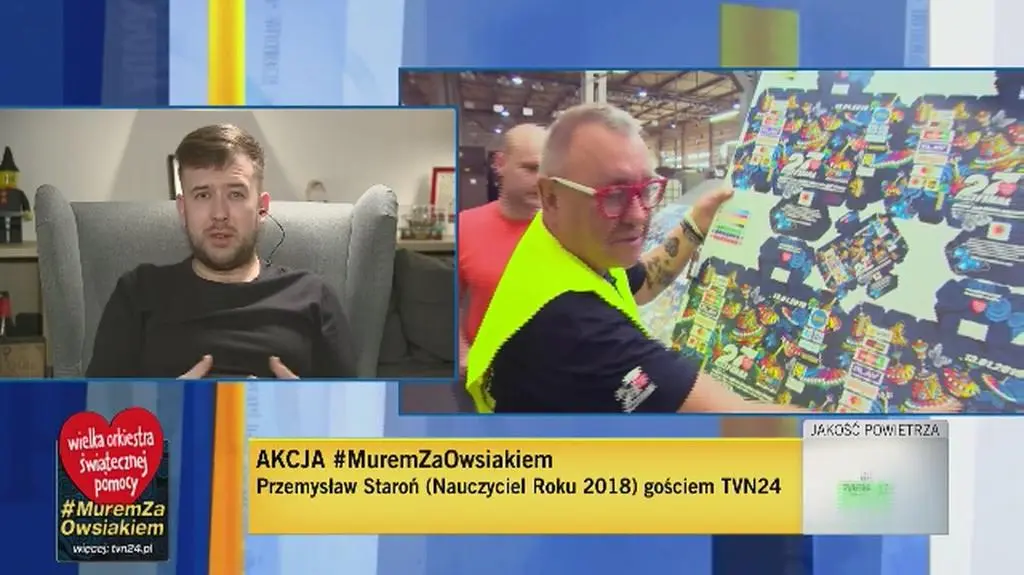 Dajmy czas Owsiakowi - apeluje Nauczyciel Roku 2018