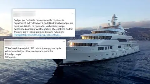 "Prywatne odrzutowce i jachty zwolnione z opłat klimatycznych"? Wyjaśniamy