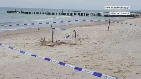 Cztery niewybuchy na plaży w Kołobrzegu
