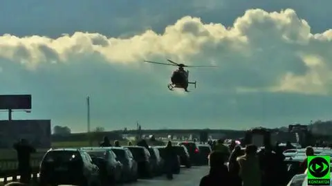Karambol 23 aut na autostradzie A2. Są ranni