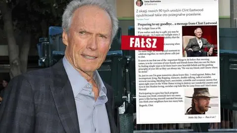 Nie, Clint Eastwood nie opublikował w internecie krytyki Joe Bidena