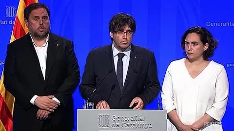 Carles Puigdemon o zamachu w Barcelonie